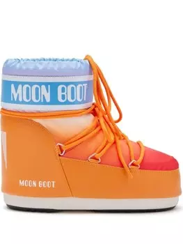 Moon Boot сапоги Icon с логотипом, оранжевый