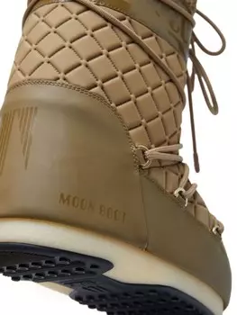 Moon Boot стеганые сапоги Icon, коричневый