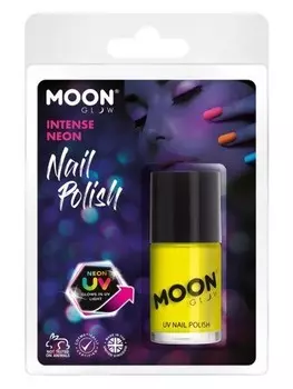 Moon Glow, Лак для ногтей, Неоновый УФ, Желтый