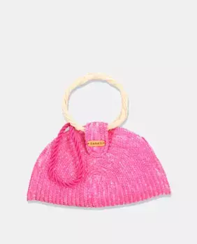 Moon мини сумка цвета фуксии Zahati, фуксия