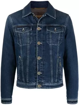Moorer дутая джинсовая куртка Taburno-104, синий