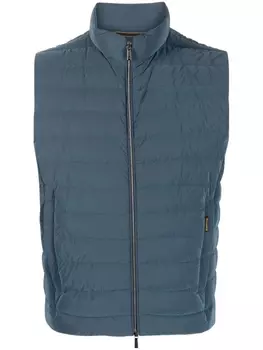 Moorer дутый жилет, синий