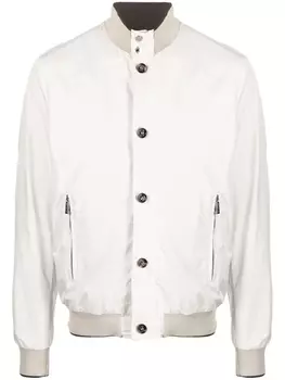 Moorer двубортное пальто Nabucco-KM, нейтральный цвет