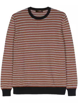 Moorer джемпер Portman в полоску, синий