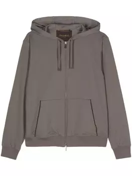 Moorer худи Matthew на молнии, коричневый