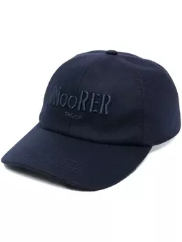 Moorer кепка с вышитым логотипом, синий