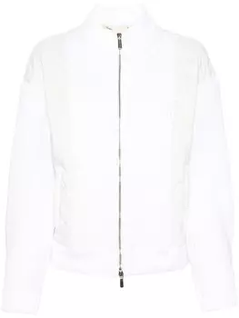 Moorer куртка Lorelei со вставками, белый