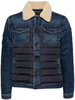 Moorer куртка Mondor Fur 104s со вставками, синий