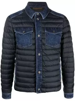 Moorer куртка-рубашка Crespi, синий