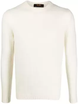 Moorer Orvieto-EXP wool-blend jumper, белый