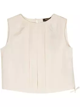 Moorer плиссированная майка Ervisa-WFC, нейтральный цвет