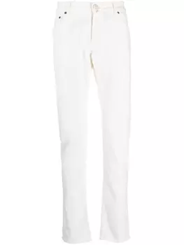 Moorer прямые джинсы, белый