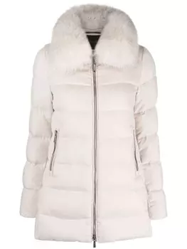 Moorer пуховик Dorado-Fur-LS9, нейтральный цвет