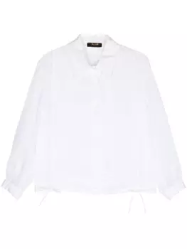 Moorer рубашка Eliza-LHR из рами, белый