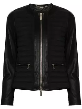 Moorer стеганая куртка Delma, черный
