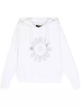 Moorer толстовка с капюшоном Damla-SFT из хлопка, белый