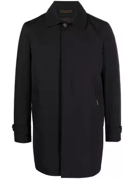 Moorer тренч с классическим воротником, синий
