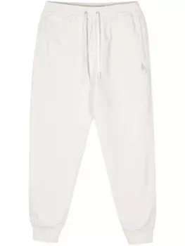 Moose Knuckles спортивные брюки с вышитым логотипом, белый