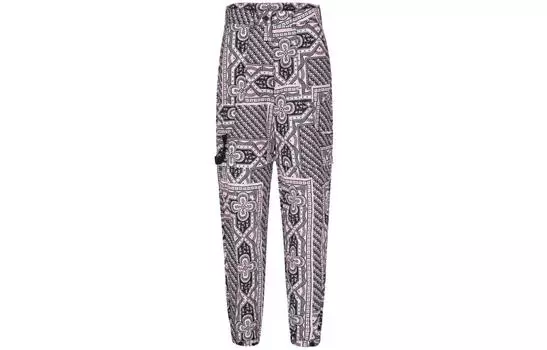 Moose Knuckles SS23 Повседневные брюки с узором пейсли, женские, розовые