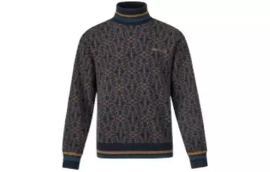 Moose Knuckles X Li ning1990 X Li Ning FW22 Кашемировый свитер унисекс, темно-синий ирис