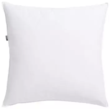 Моя домашняя перьевая подушка "Ира подушка 40х80 см, 80х80 см", наполнитель: 85% перо, 15% пух, чехол: хлопок, (1 штука), подушка производство Германия отмечена знаком DOWNPASS My home, белый