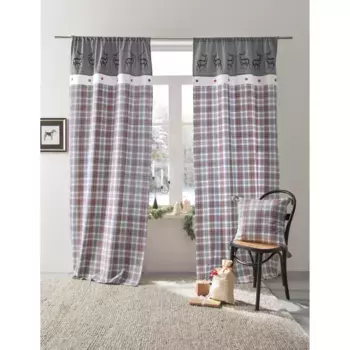 Моя домашняя штора «Веселая», (1 шт.) My Home, красный