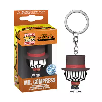 Моя геройская академия - Мистер Компресс (Убежище) Брелок Funko Pop