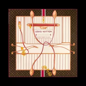 Моя Неполная Шаль Louis Vuitton, нюдовый
