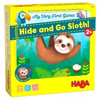 Моя первая - Где ленивец?, развивающая игра, Хаба Haba