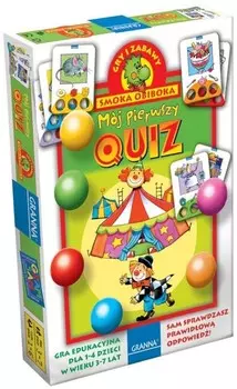 Моя первая викторина, развивающая игра, Бабушка. Granna