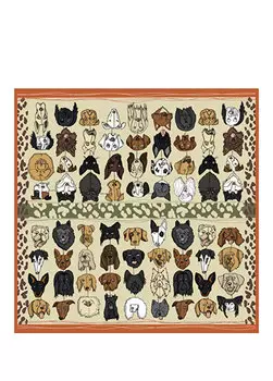 Моя собака — лучшая в коричневом хлопковом шарфе Un Poco