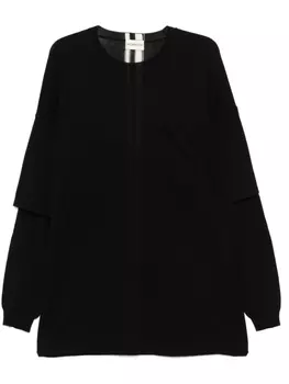 MORDECAI двухслойный свитер, черный