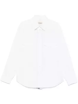 MORDECAI поплиновая рубашка, белый