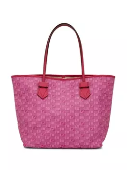 Moreau сумка-тоут с монограммой, розовый