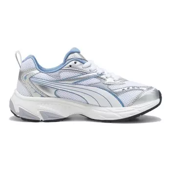Морфическая пума 'Серебристо-дзен-блю', кроссовки, кроссовки Puma, цвет White Silver Blue