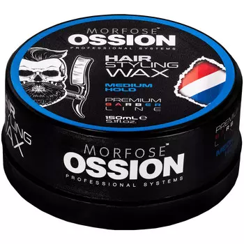 Morfose, Ossion, PB Wax Medium Hold, воск для укладки волос для мужчин, 150 мл