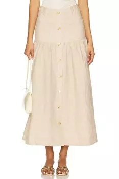 Morgan миди-юбка Aje, dune beige