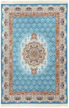 Моргенланд Восточный ковер "Восточный ковер - Ариэль - бегун", прямоугольный Morgenland 100х200 см, синий