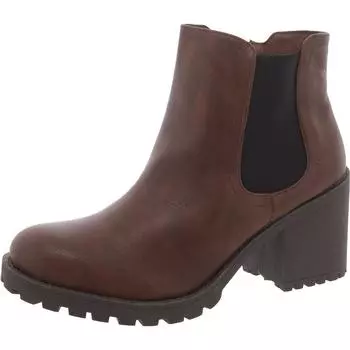 Morghan женские ботильоны из микрофибры полусапожки Sun + Stone, коричневый