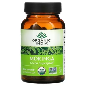 Моринга Organic India, 90 вегетарианских капсул