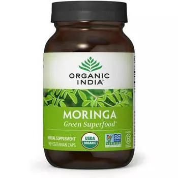 Моринга Organic India, 90 вегетарианских капсул
