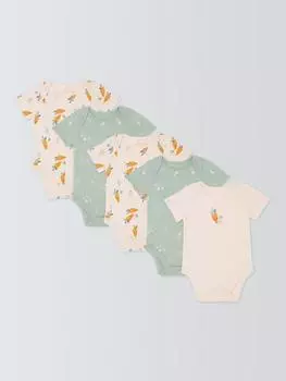 Морковные боди John Lewis, разноцветный