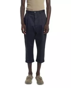 Морковные брюки оверсайз AMI, синий