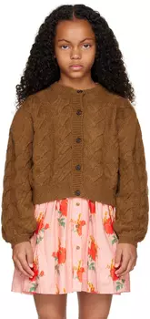 Morley Kids Коричневый кардиган в стиле Тильда