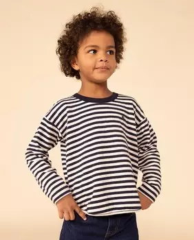 Морская куртка из органического хлопка для мальчиков и девочек Petit Bateau, белый