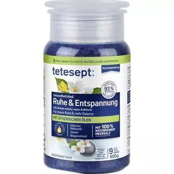 Морская соль, покой и релаксация tetesept, 600 g