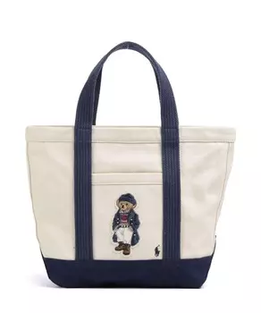 Морская сумочка bear из хлопка Polo Ralph Lauren, белый