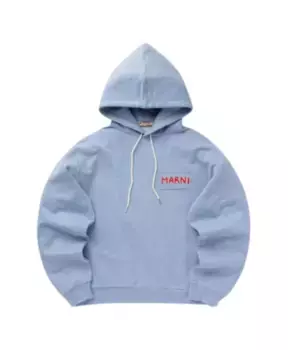 Морская толстовка с капюшоном Marni, синий