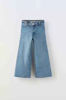 Морские джинсы ZARA, синий