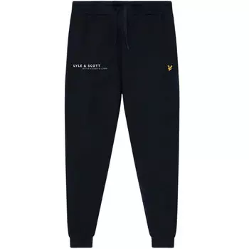 Морские спортивные штаны от lyle & scott с координатным узором Fred Perry, синий